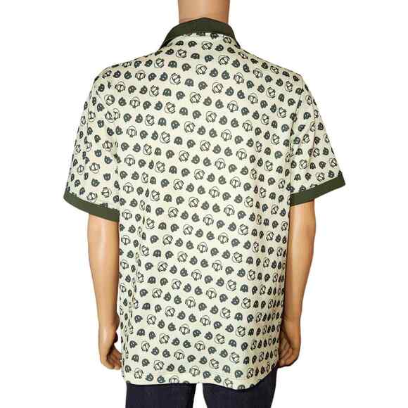 General Mills Shirt Mens XLarge Green Short Sleeve Three Button Golf Polo Rare - Picture 5 of 6